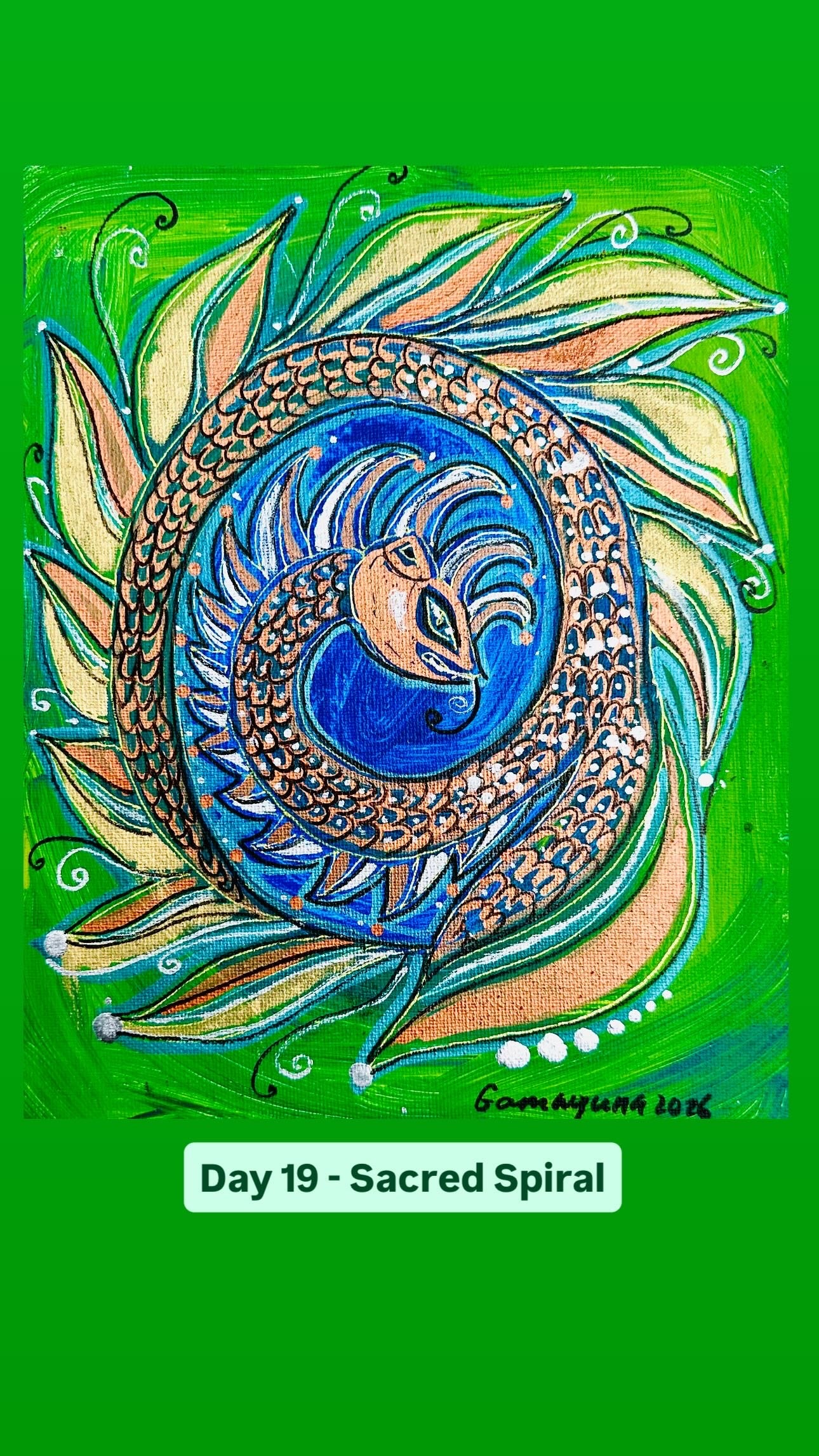 Day 19 - Sacred Spiral.