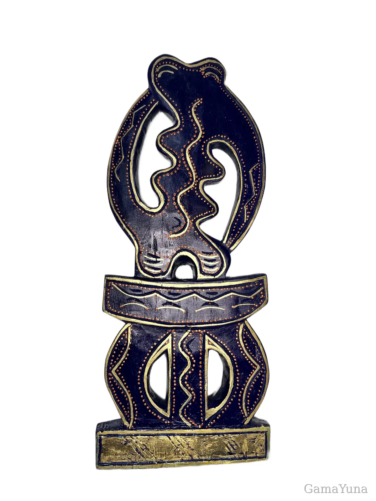 THE SUPREMACY OF GOD, WOODEN STATUE