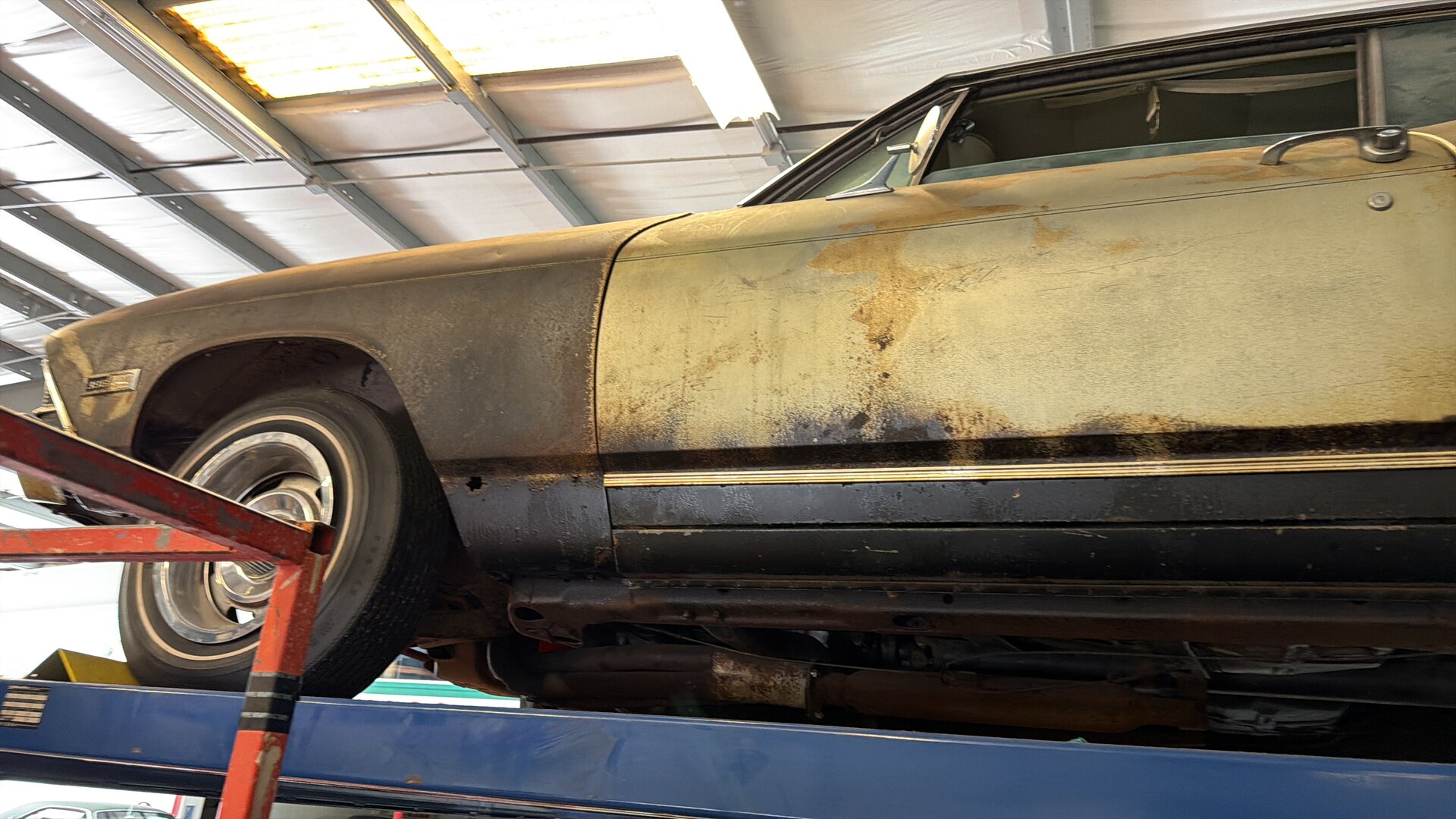 1968 Chevelle SS 396 — projeto de restauração da WS Legacy