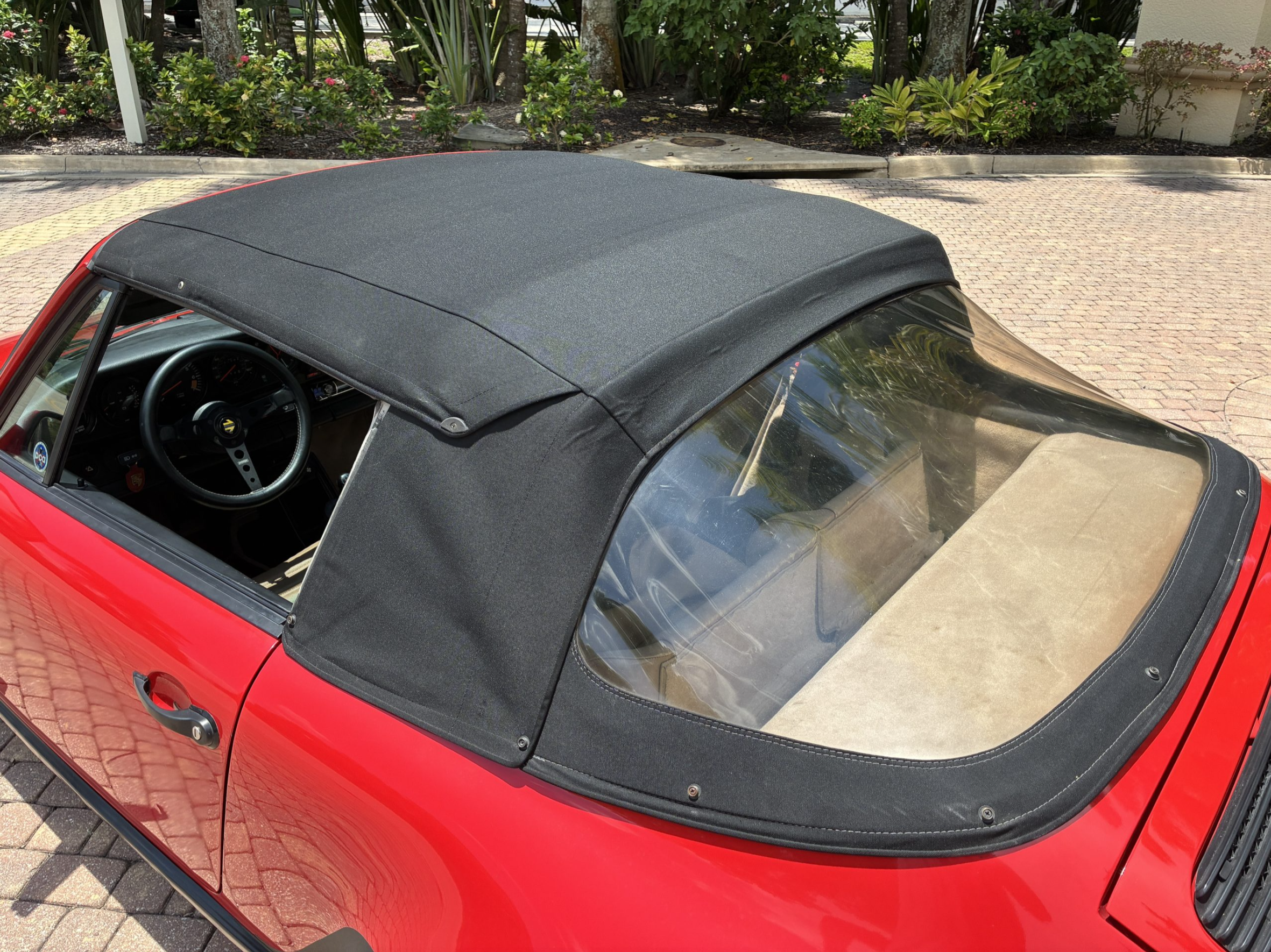 Detalhe do painel e volante
